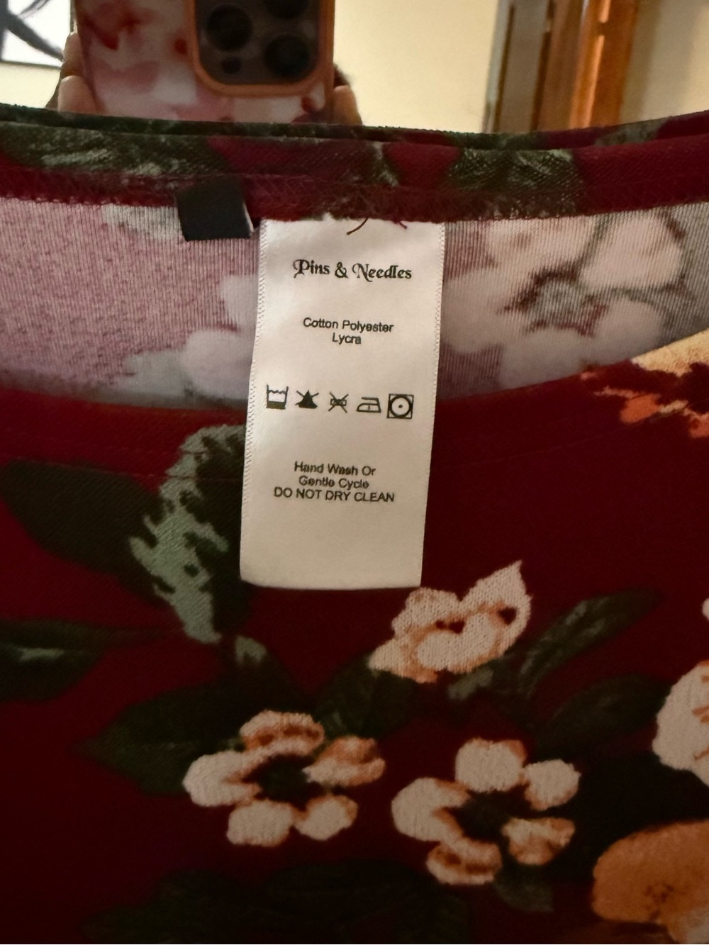 Mix Print HighLow Top - Picture 4 of 6